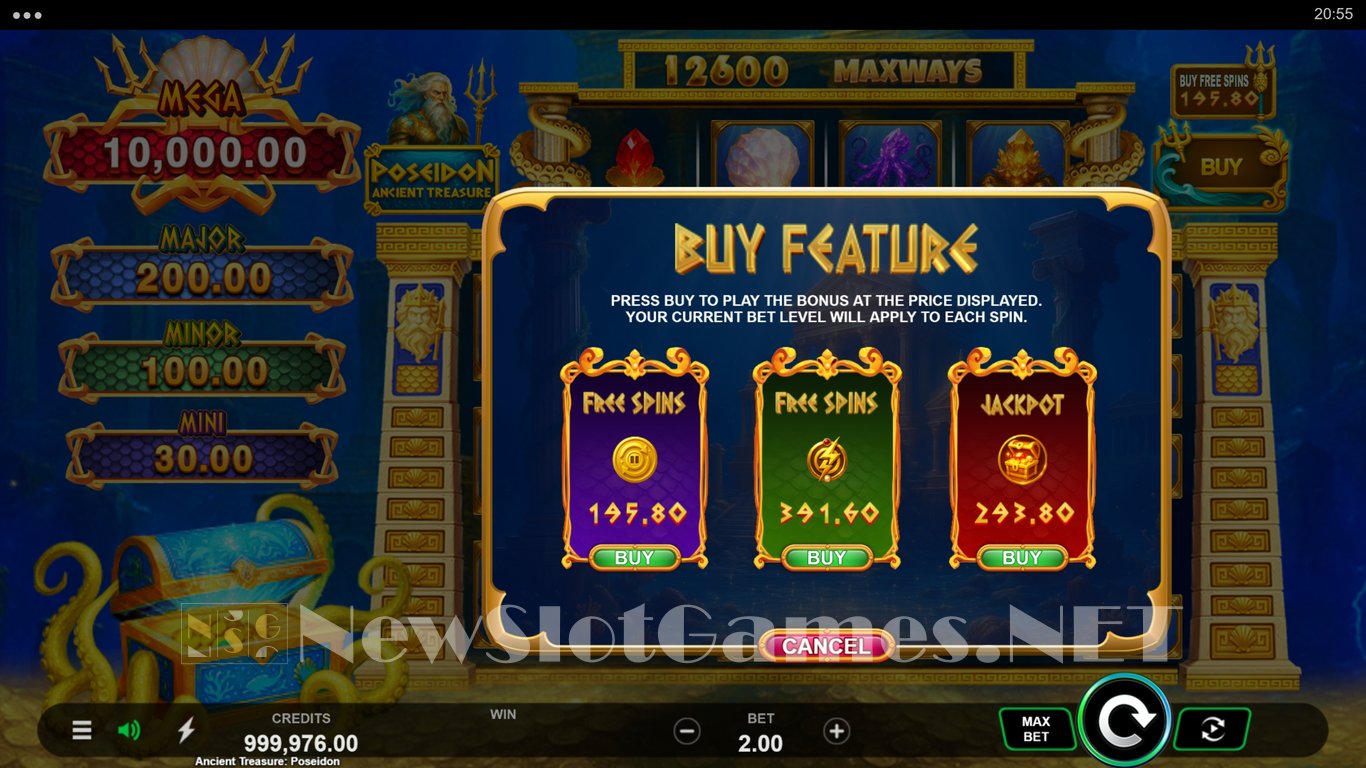 Ancient Treasure Poseidon Slot Slot Image in Demo - pic. 2
