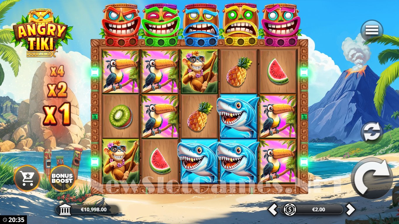 Angry Tiki DoubleMax Slot Demo Image
