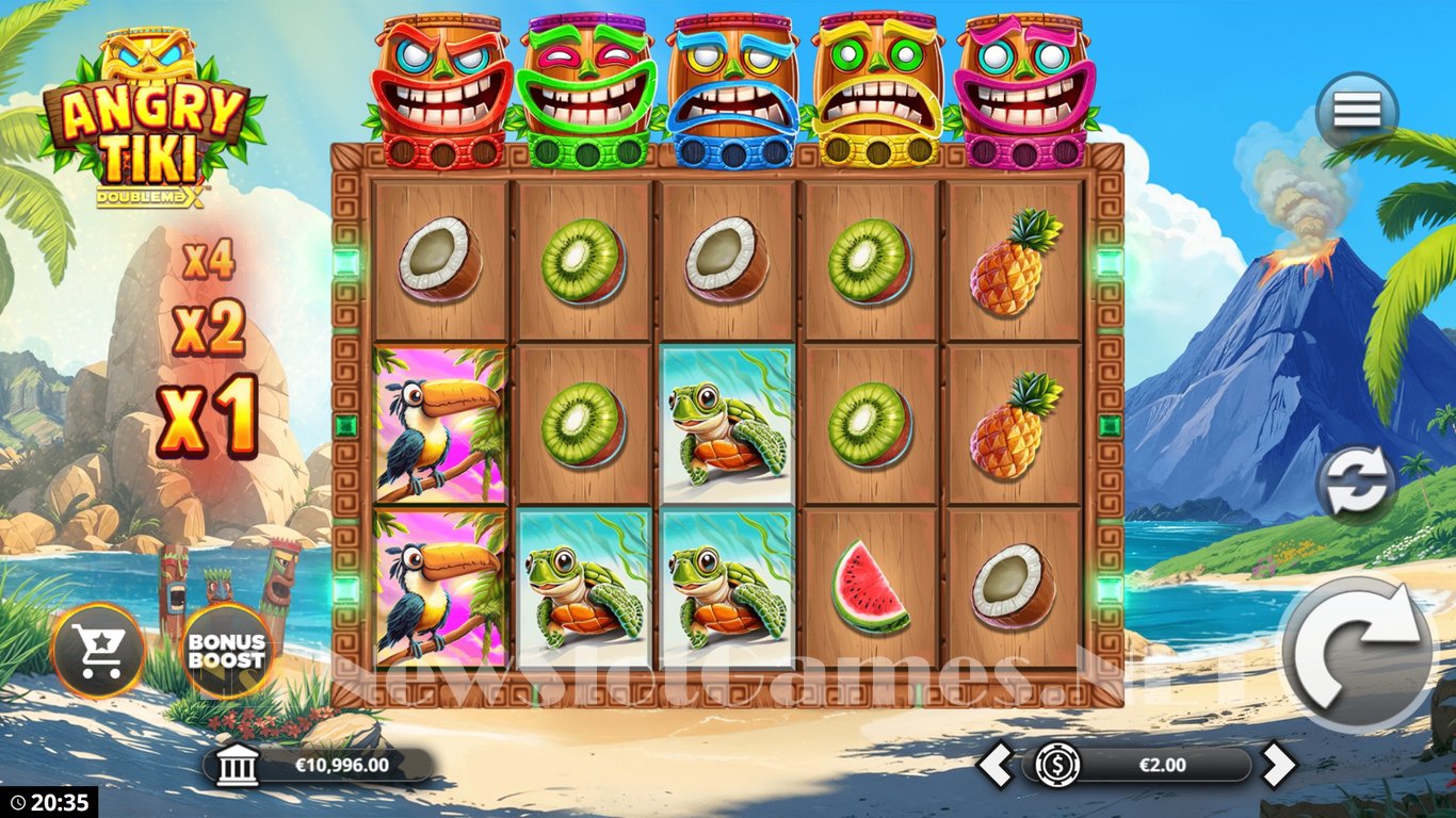 Angry Tiki DoubleMax Slot Slot Image in Demo - pic. 2
