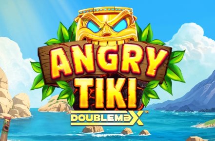 Angry Tiki DoubleMax Slot Logo