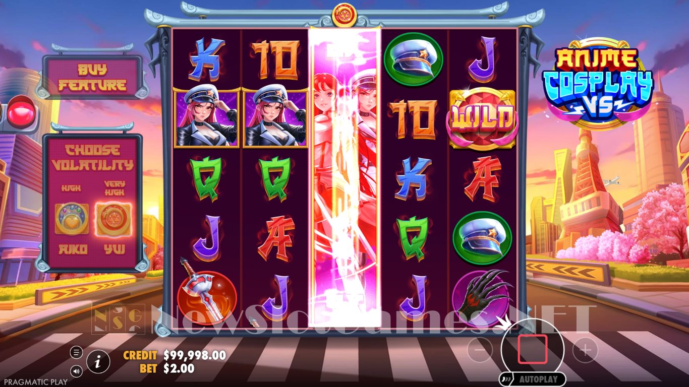 Anime Cosplay VS Slot Demo Image