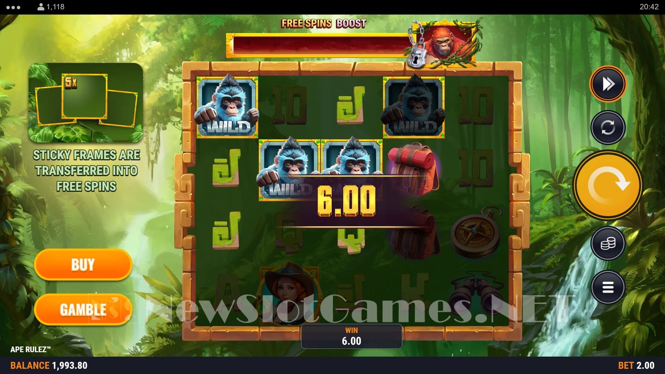 Ape Rulez Slot Slot Image in Demo - pic. 6