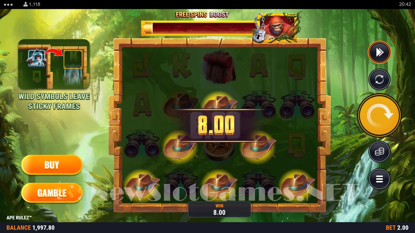 Ape Rulez Slot Slot Image in Demo - pic. 8