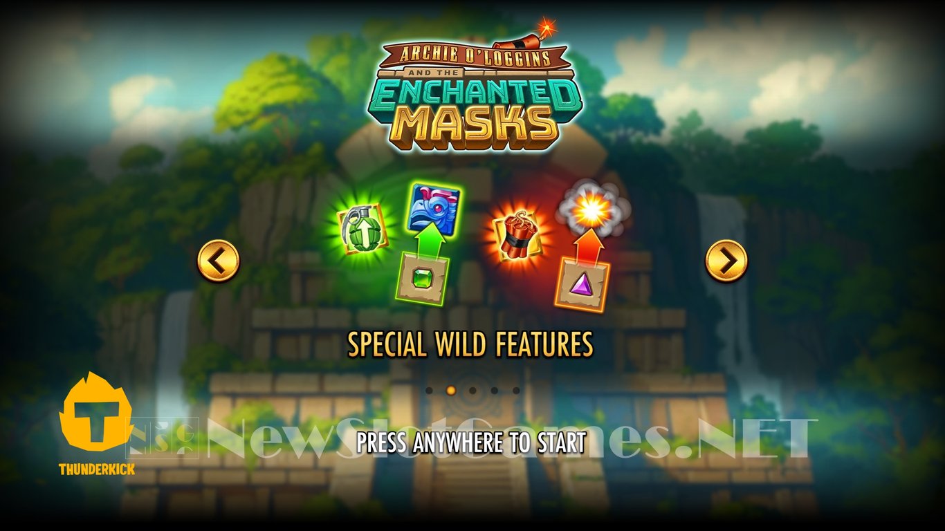 Archie OLoggins and the Enchanted Masks Slot Demo Image