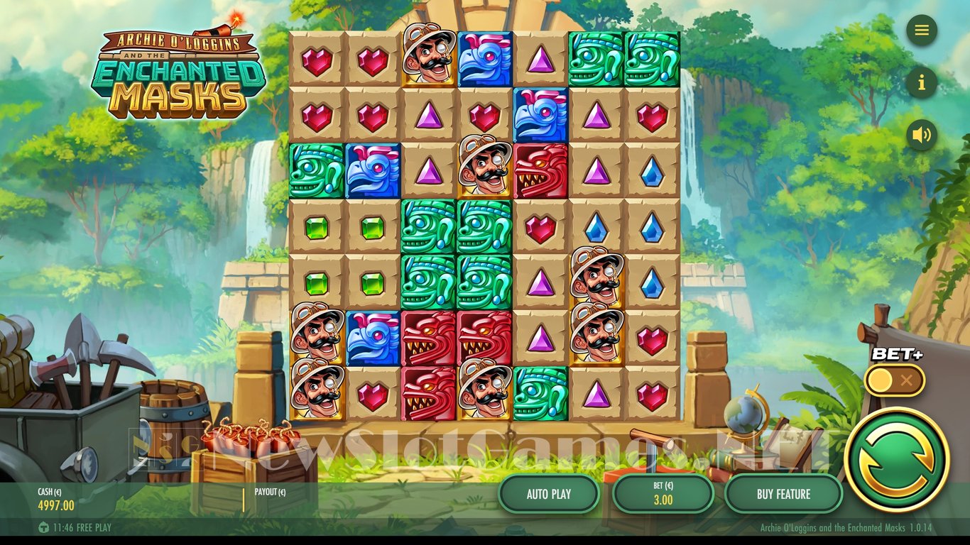 Archie OLoggins and the Enchanted Masks Slot Slot Image in Demo - pic. 2