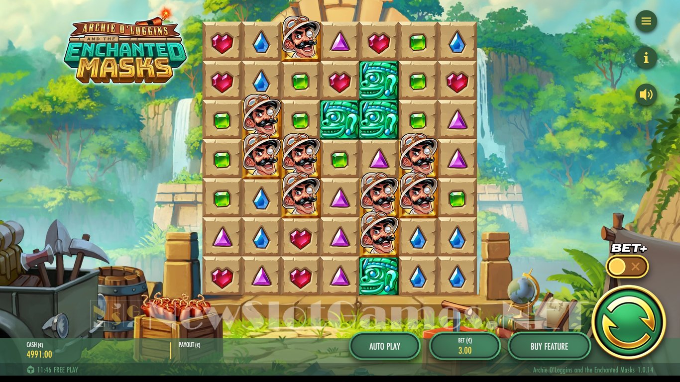 Archie OLoggins and the Enchanted Masks Slot Slot Image in Demo - pic. 3