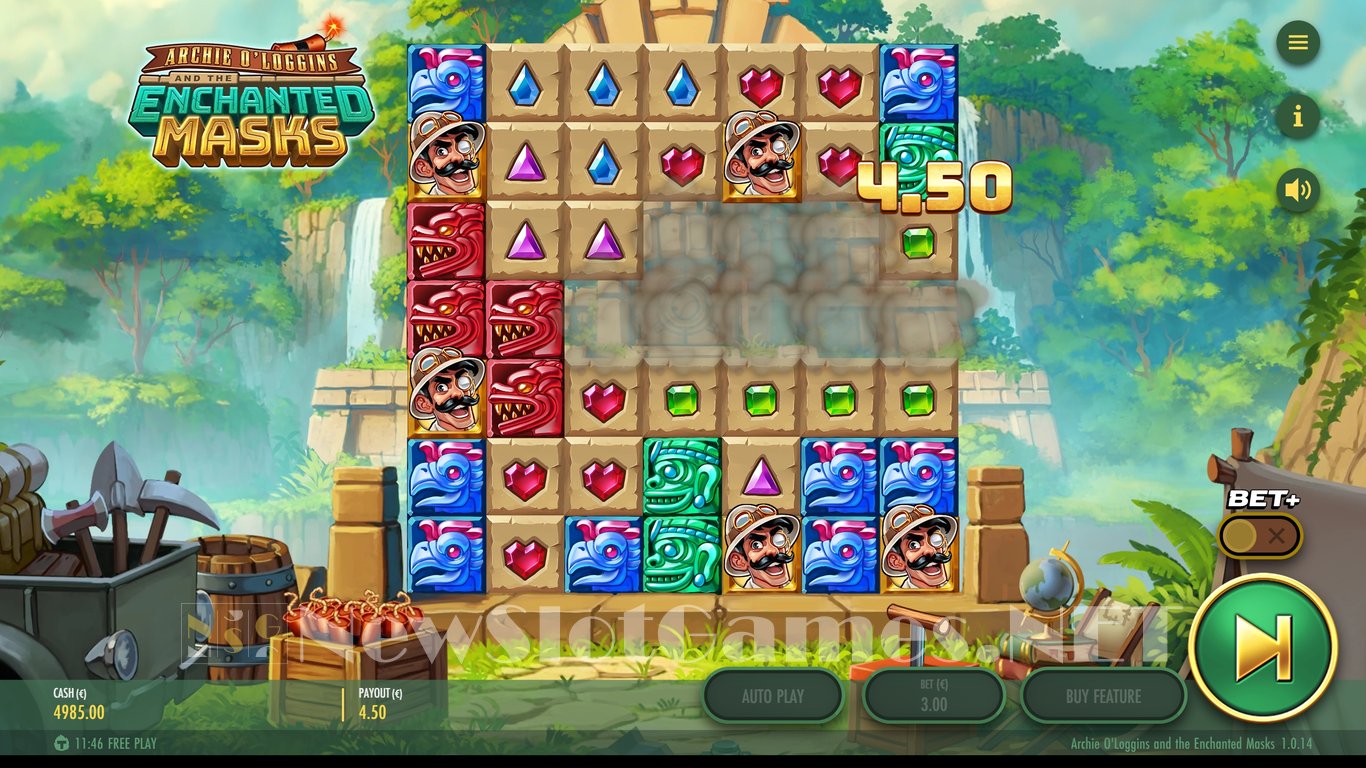 Archie OLoggins and the Enchanted Masks Slot Slot Image in Demo - pic. 5