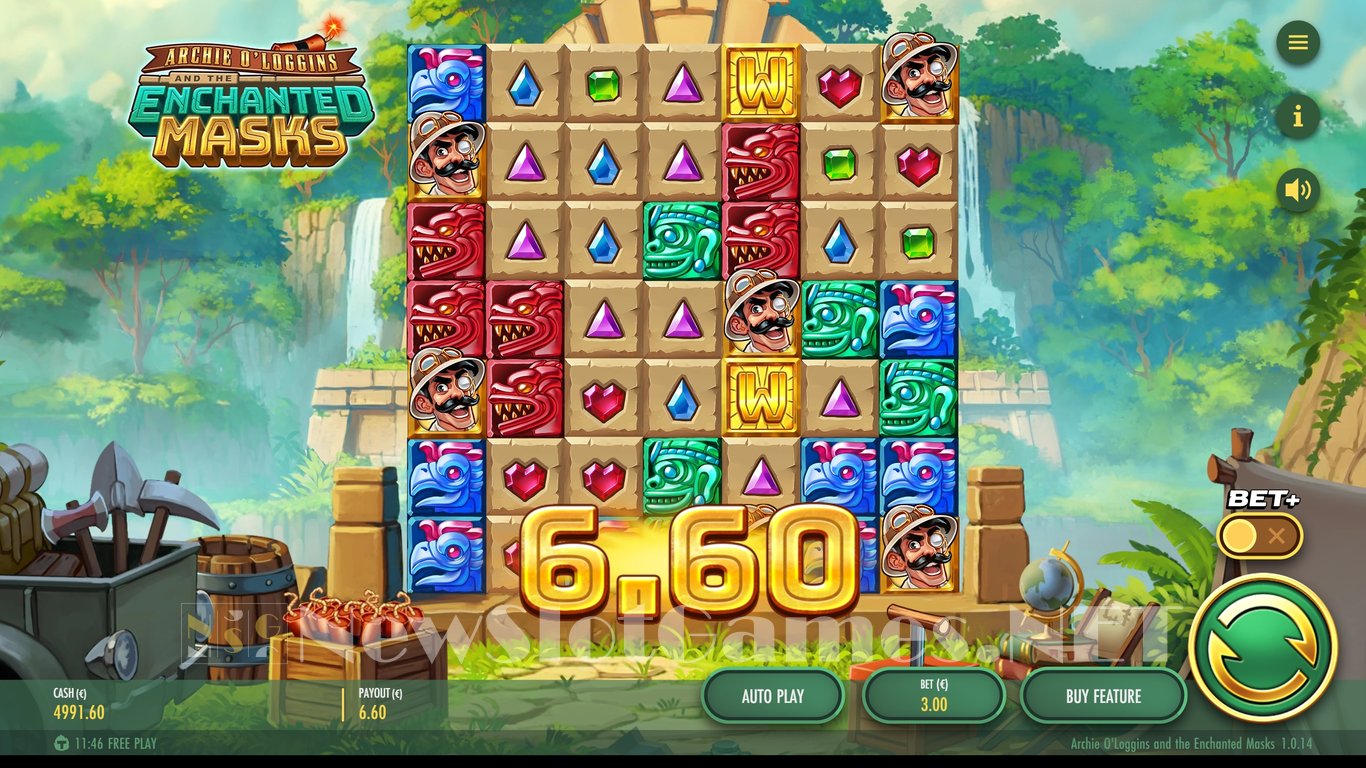Archie OLoggins and the Enchanted Masks Slot Slot Image in Demo - pic. 7