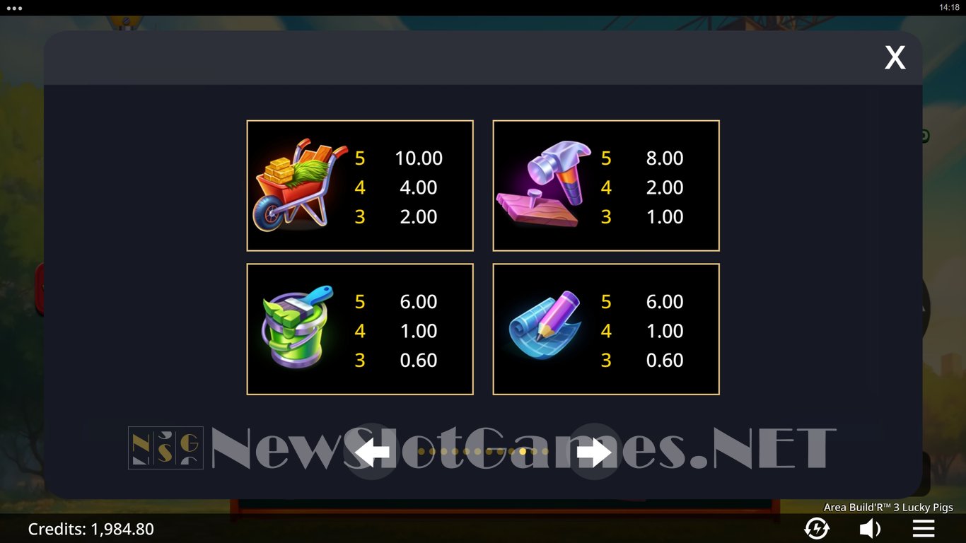 Area BuildR 3 Lucky Pigs Slot Slot Image in Demo - pic. 7