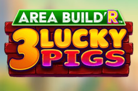 Area BuildR 3 Lucky Pigs Slot Logo