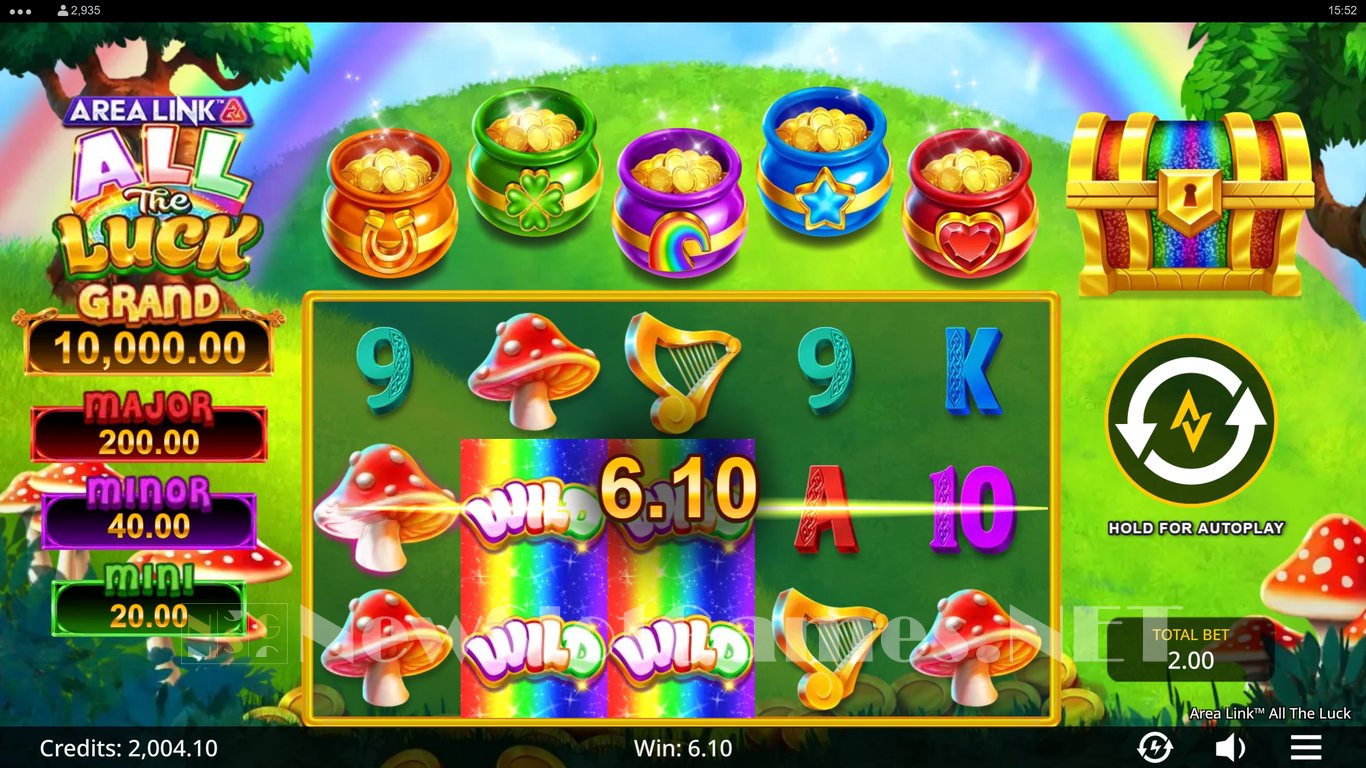 Area Link All the Luck Slot Demo Image