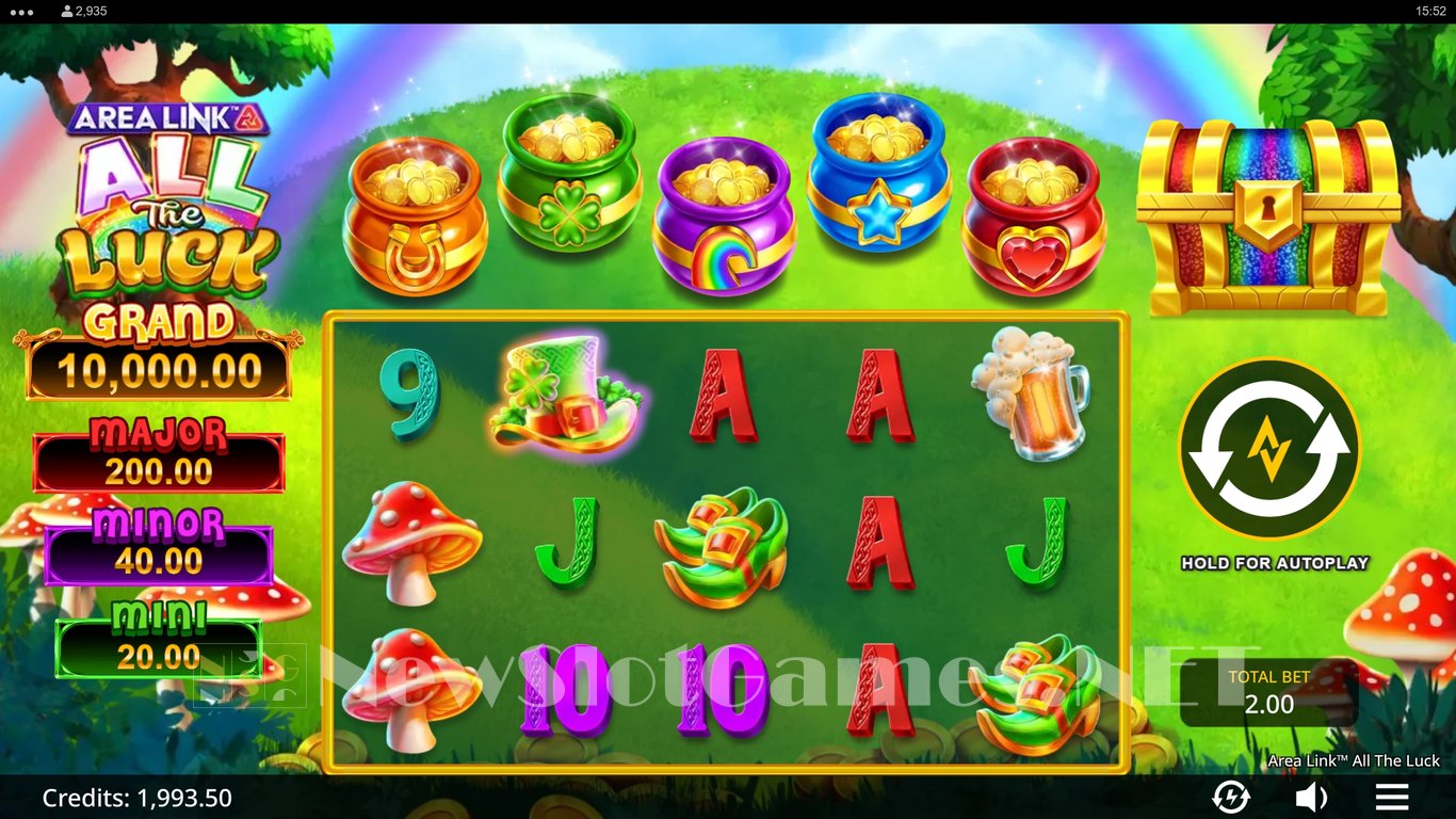 Area Link All the Luck Slot Slot Image in Demo - pic. 4
