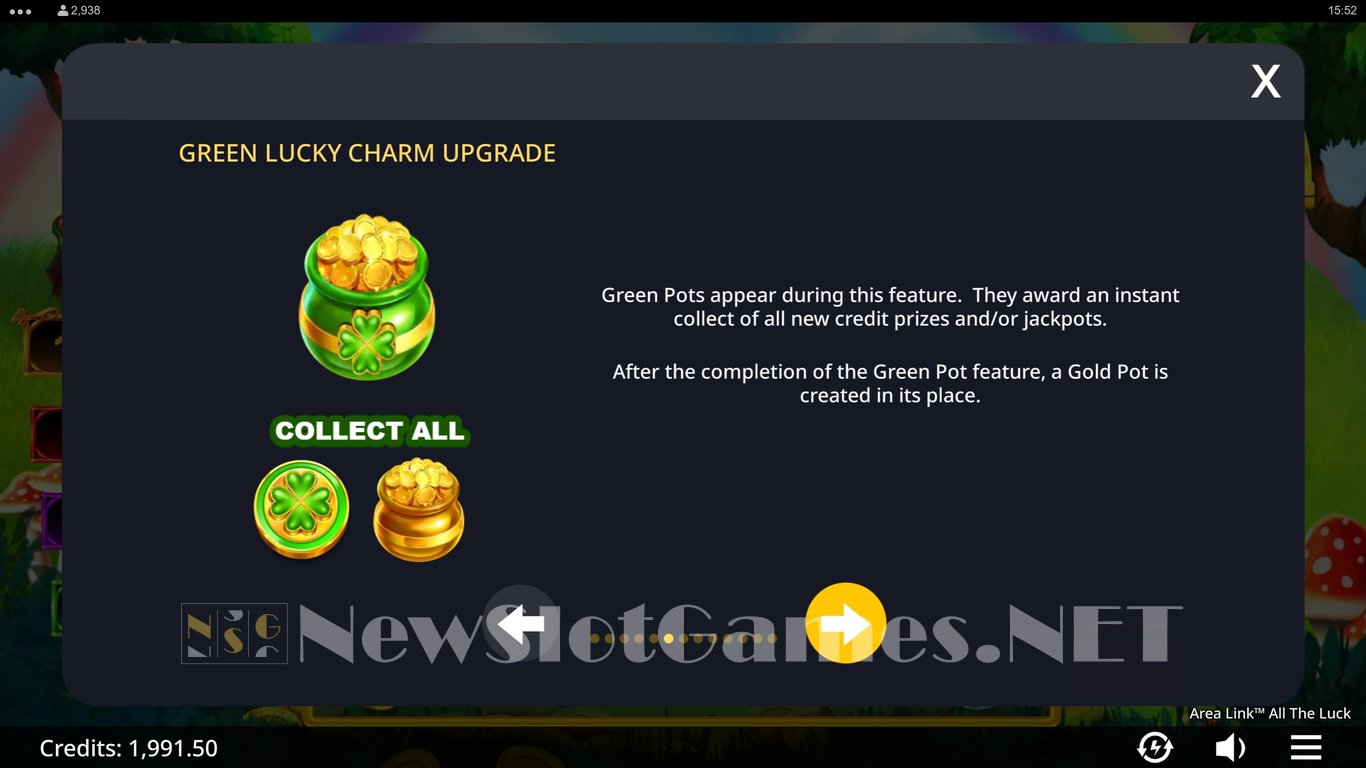 Area Link All the Luck Slot Slot Image in Demo - pic. 7