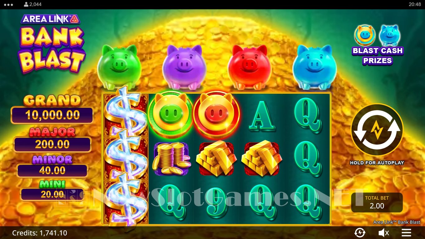 Area Link Bank Blast Slot Demo Image