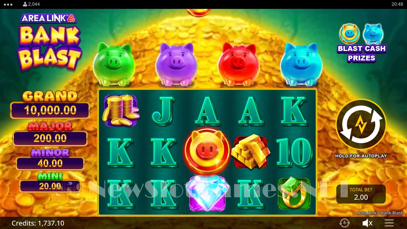 Area Link Bank Blast Slot Slot Image in Demo - pic. 2
