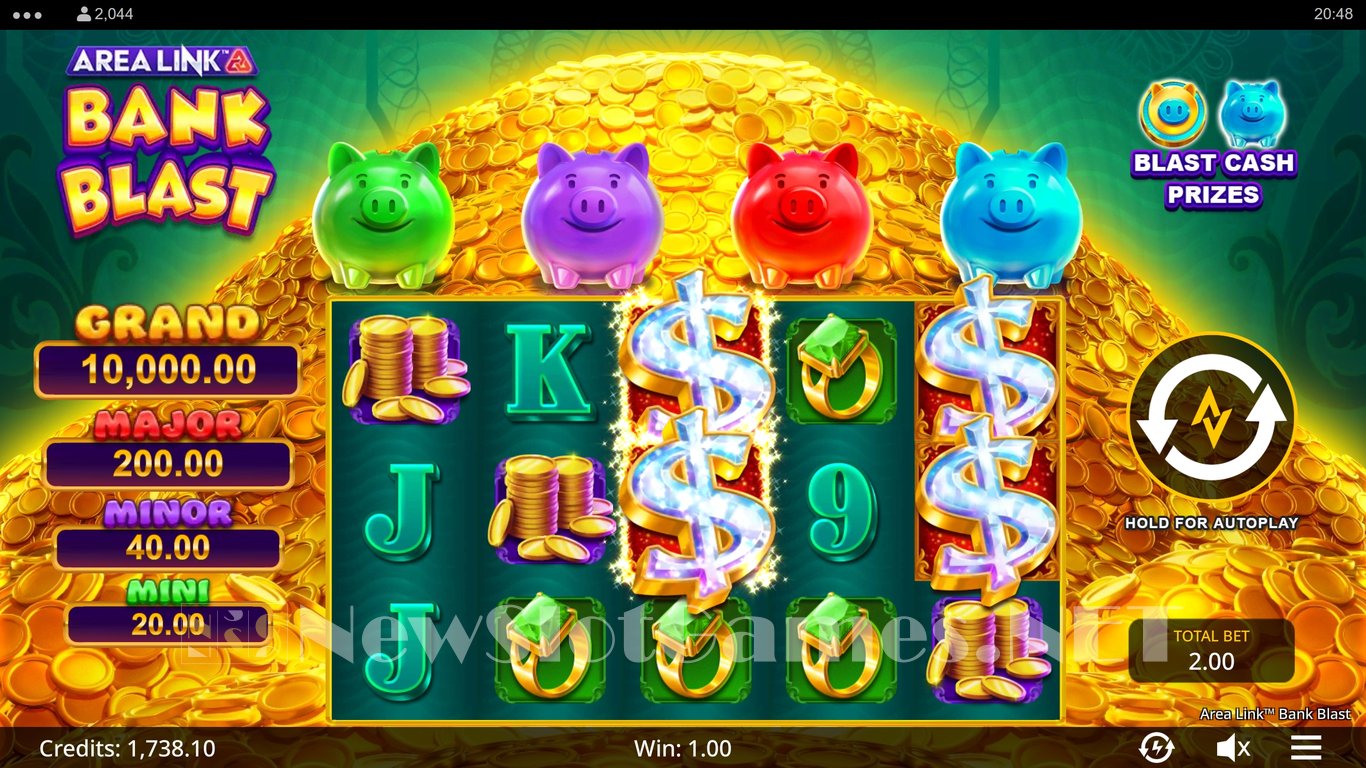 Area Link Bank Blast Slot Slot Image in Demo - pic. 3