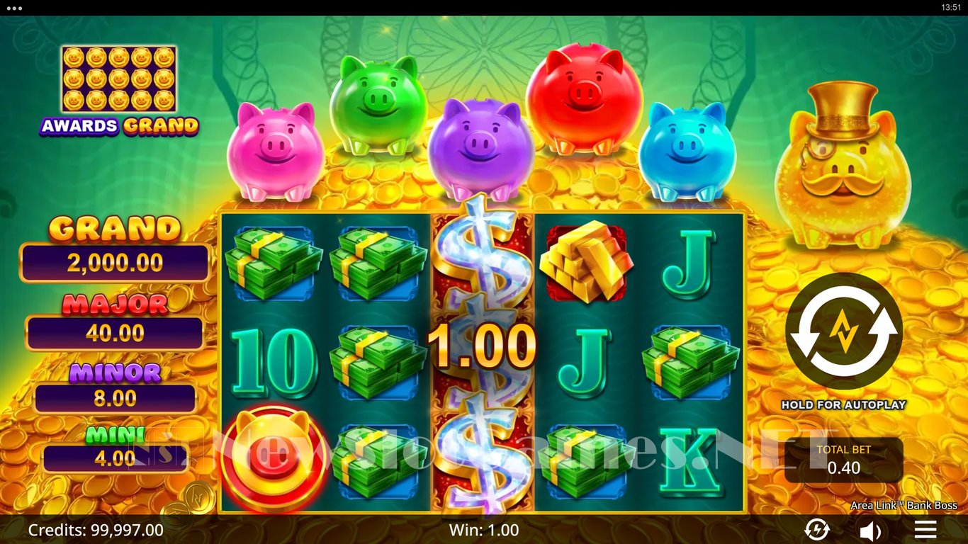 Area Link Bank Boss Slot Slot Image in Demo - pic. 4