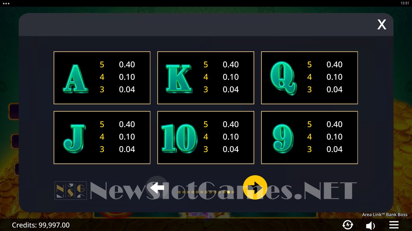 Area Link Bank Boss Slot Slot Image in Demo - pic. 8