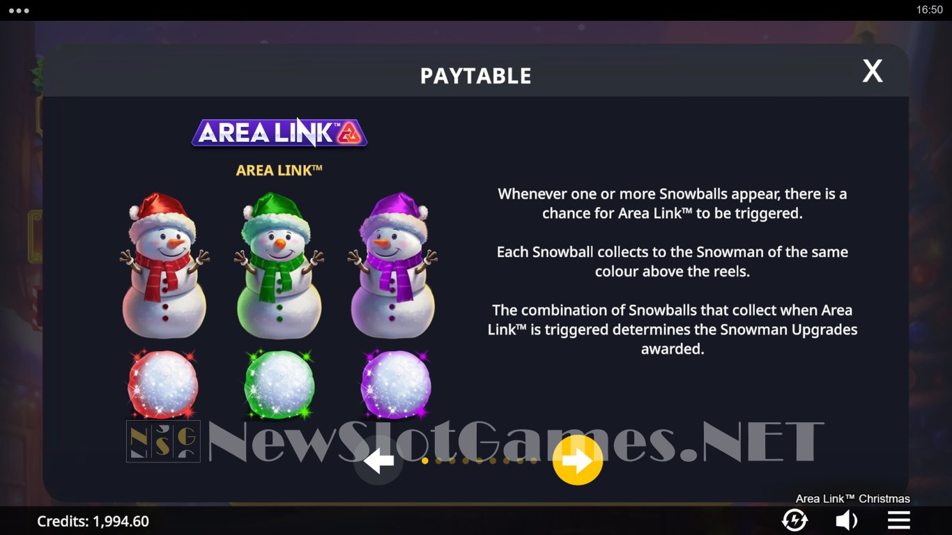 Area Link Christmas Slot Slot Image in Demo - pic. 5