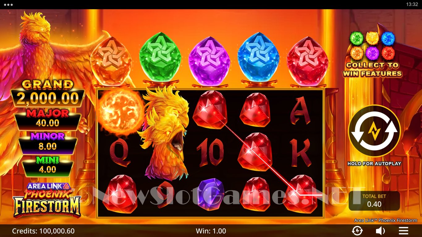 Area Link Phoenix Firestorm Slot Demo Image