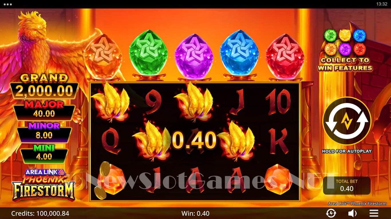 Area Link Phoenix Firestorm Slot Slot Image in Demo - pic. 2