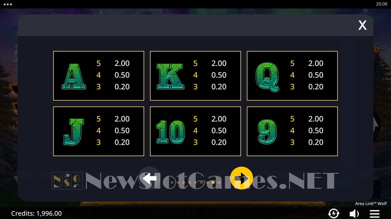 Area Link Wolf Slot Slot Image in Demo - pic. 7