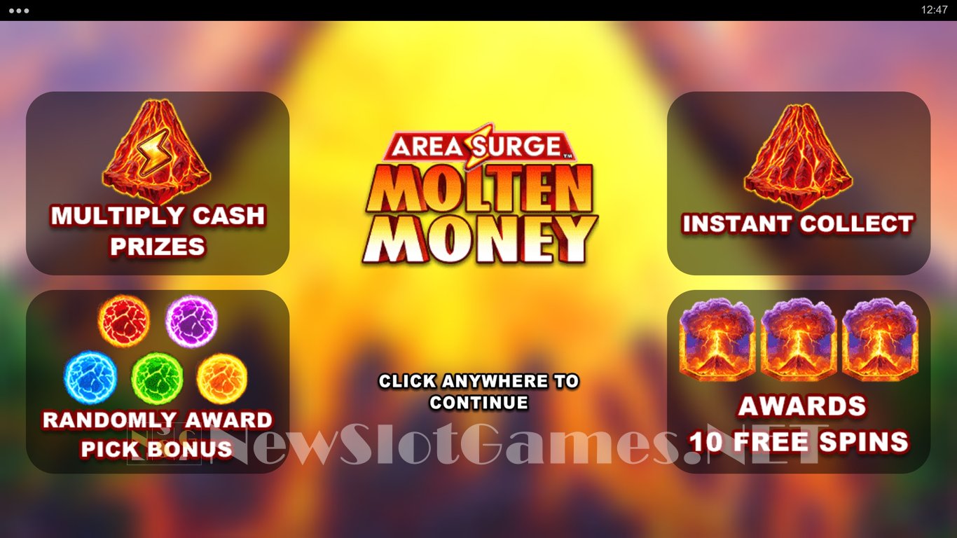 Area Surge Molten Money Slot Demo Image