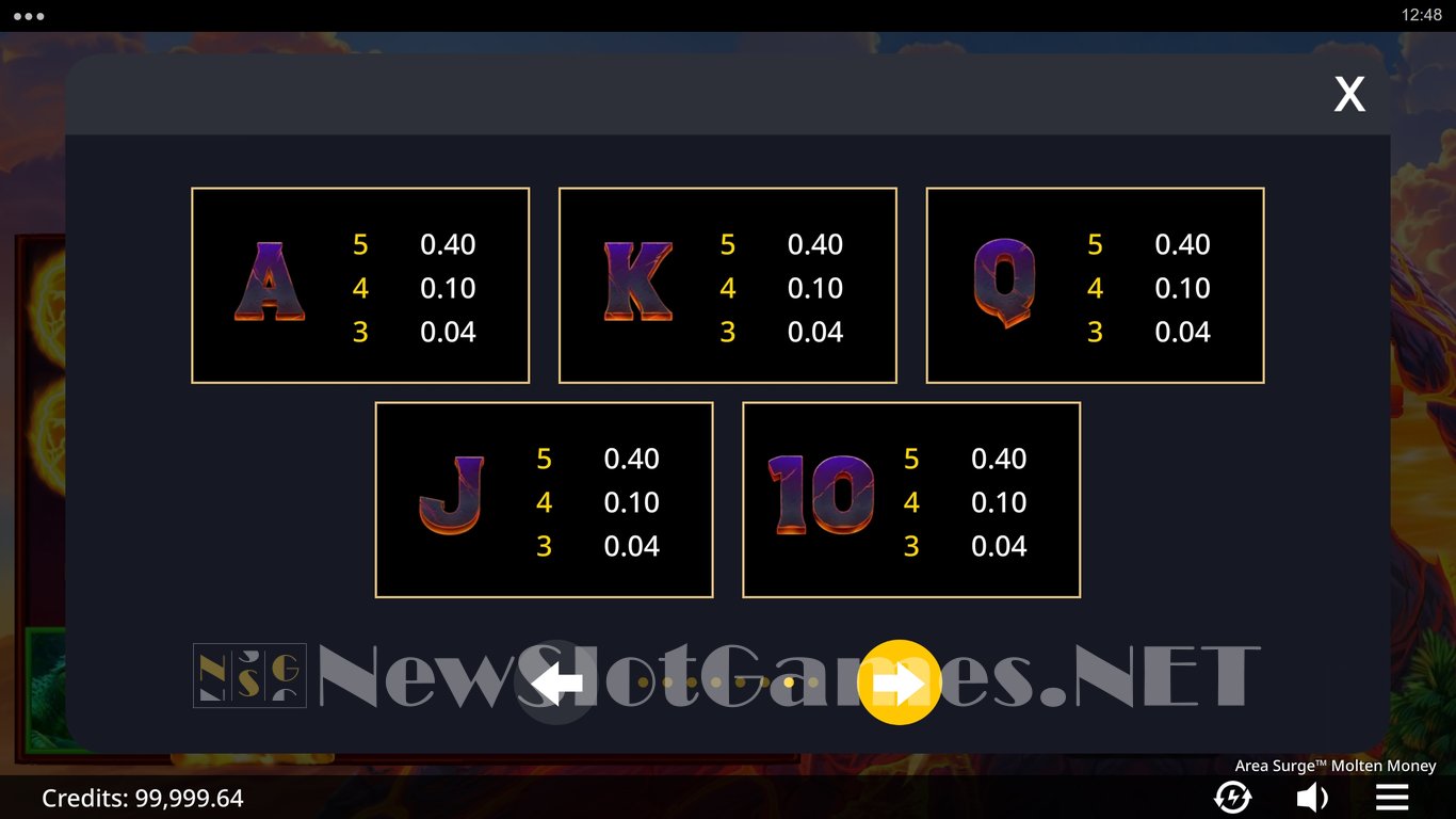 Area Surge Molten Money Slot Slot Image in Demo - pic. 10