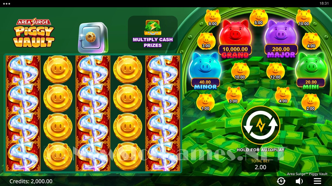 Area Surge Piggy Vault Slot Slot Image in Demo - pic. 2