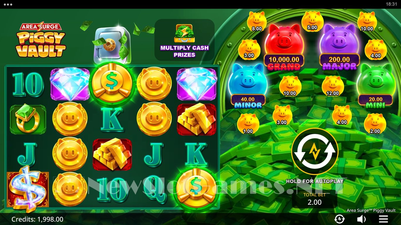 Area Surge Piggy Vault Slot Slot Image in Demo - pic. 3