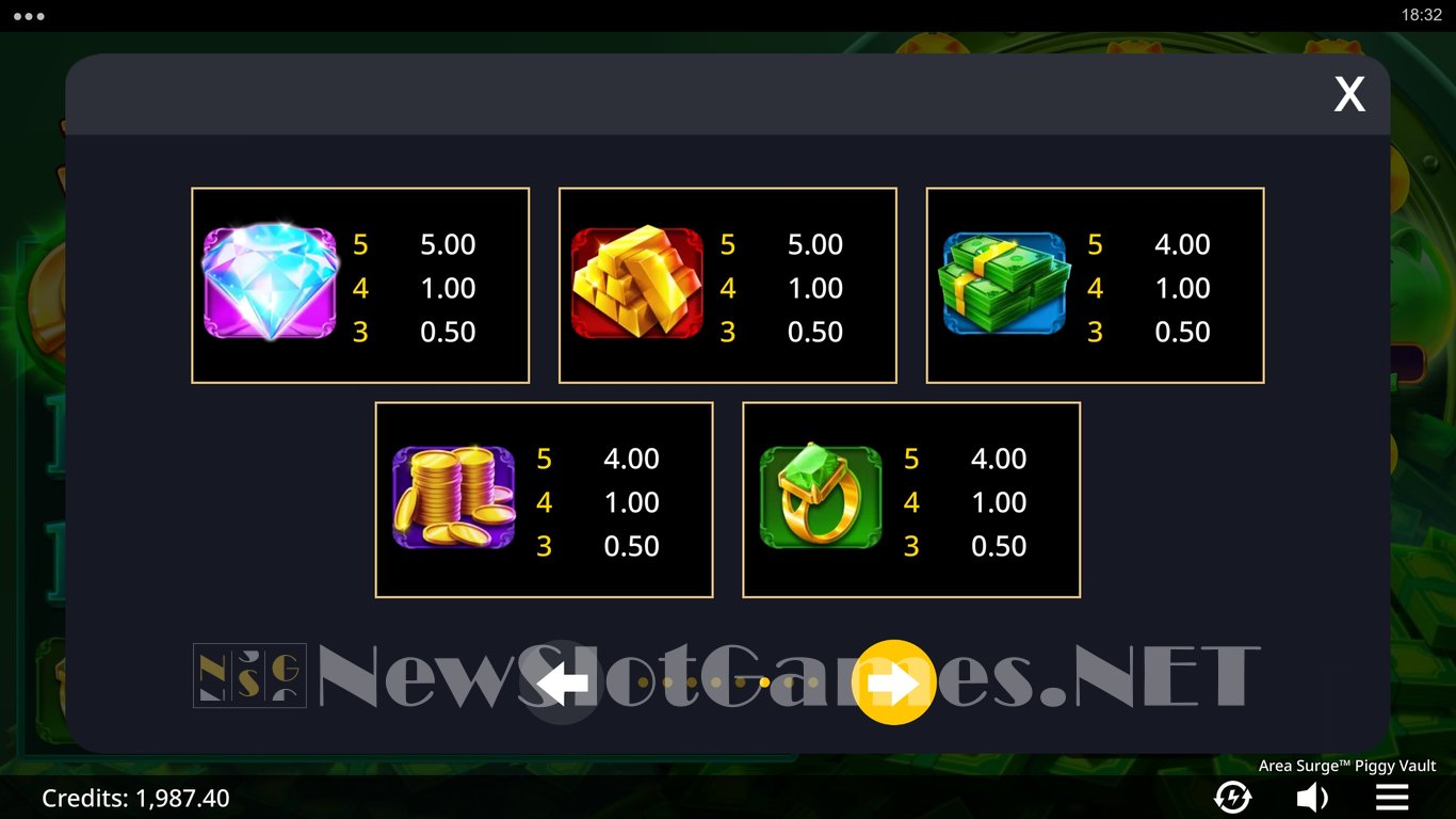 Area Surge Piggy Vault Slot Slot Image in Demo - pic. 8