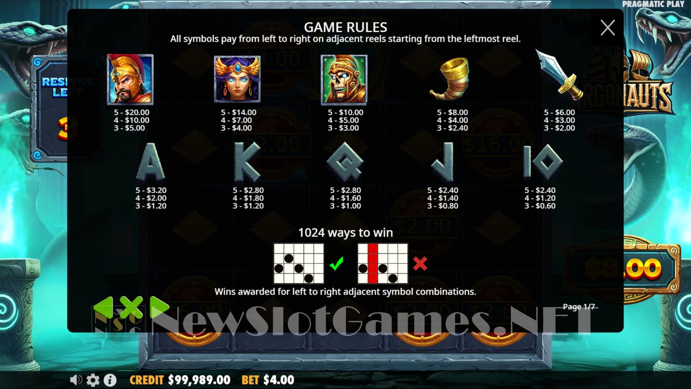 Argonauts Slot Slot Image in Demo - pic. 6