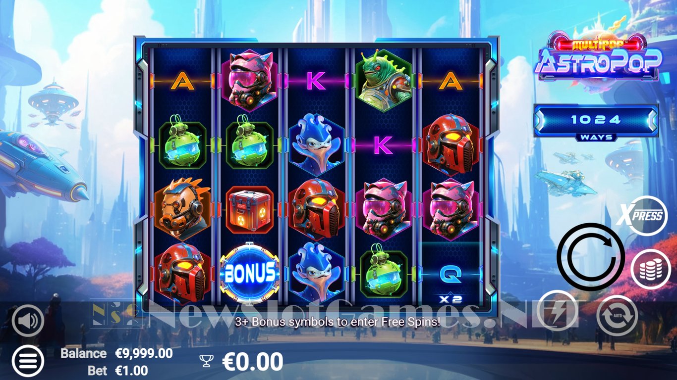 AstroPop Slot Demo Image