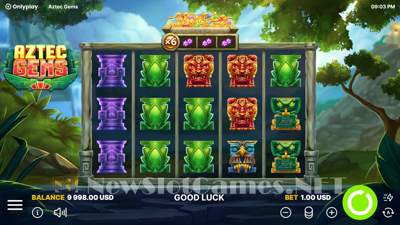 Aztec Gems Slot Slot Image in Demo - pic. 2