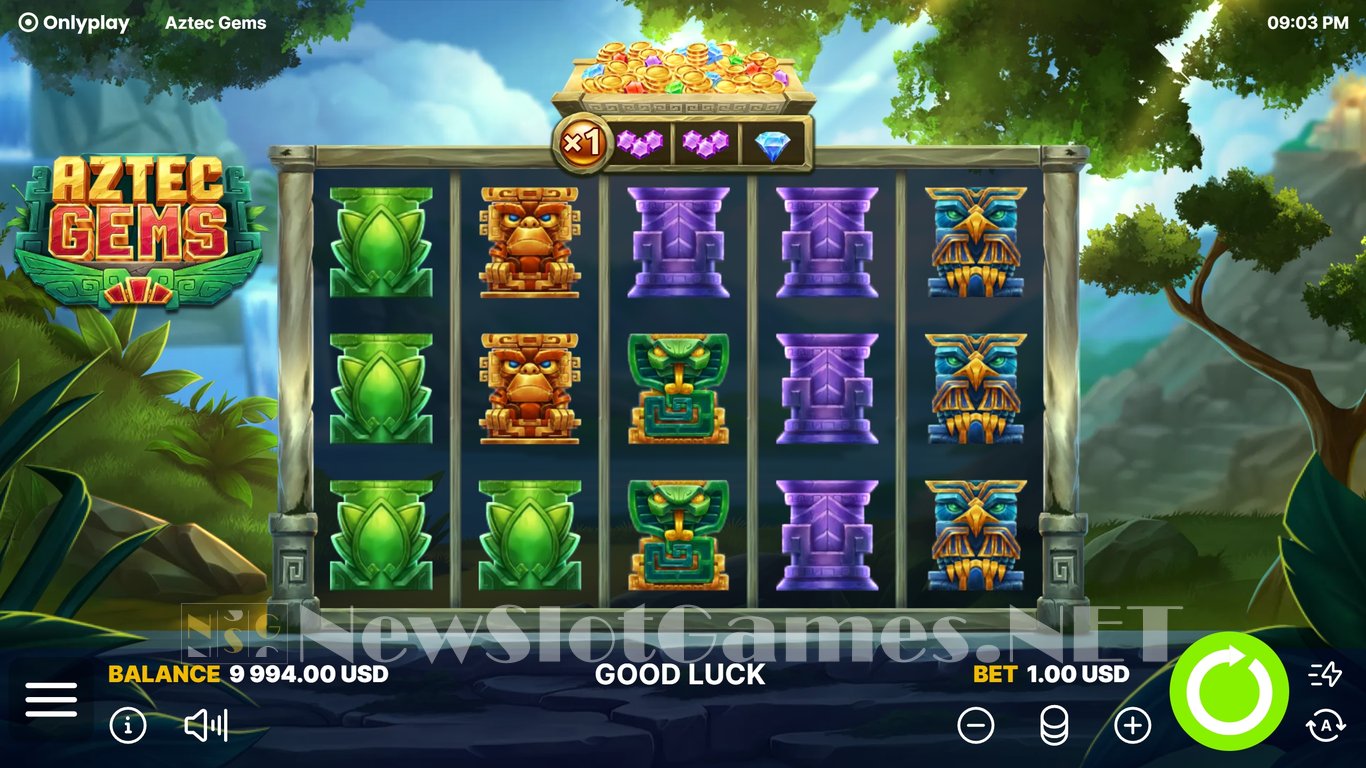 Aztec Gems Slot Review & Demo by Onlyplay - Play Free Online