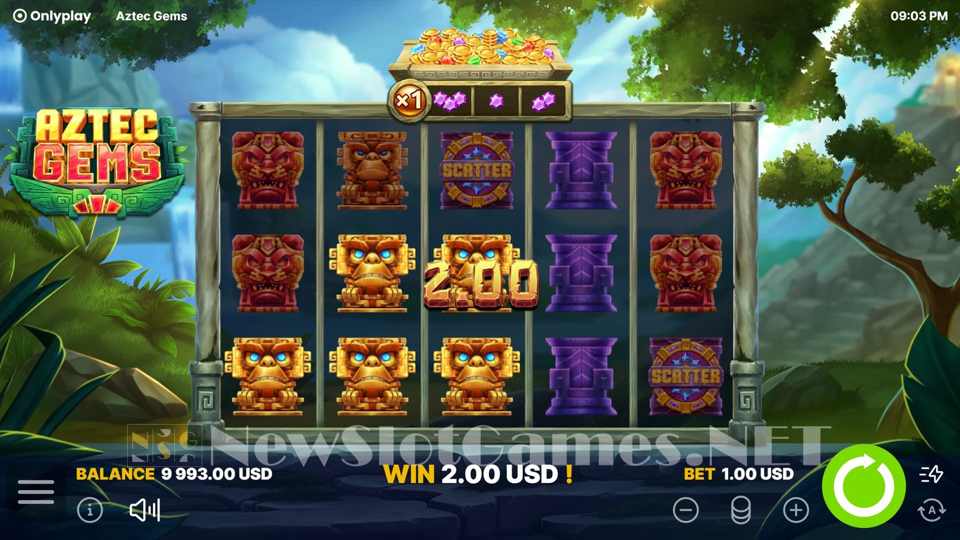 Aztec Gems Slot Slot Image in Demo - pic. 5