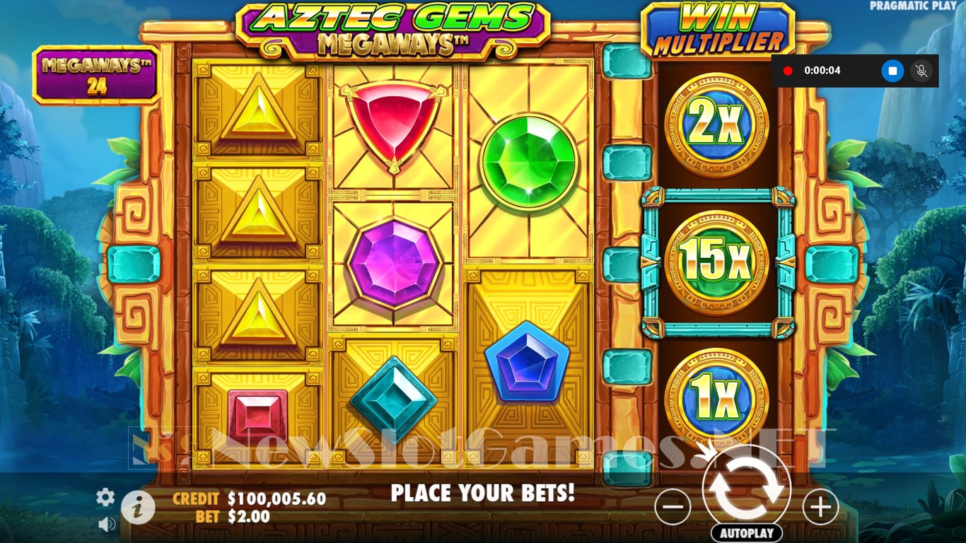 Aztec Gems Megaways Slot Slot Image in Demo - pic. 2