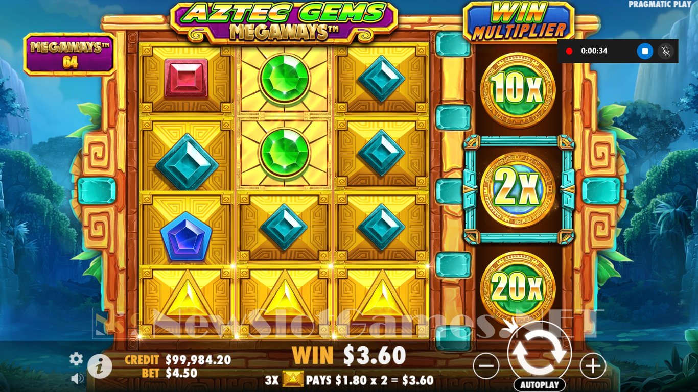 Aztec Gems Megaways Slot Slot Image in Demo - pic. 7