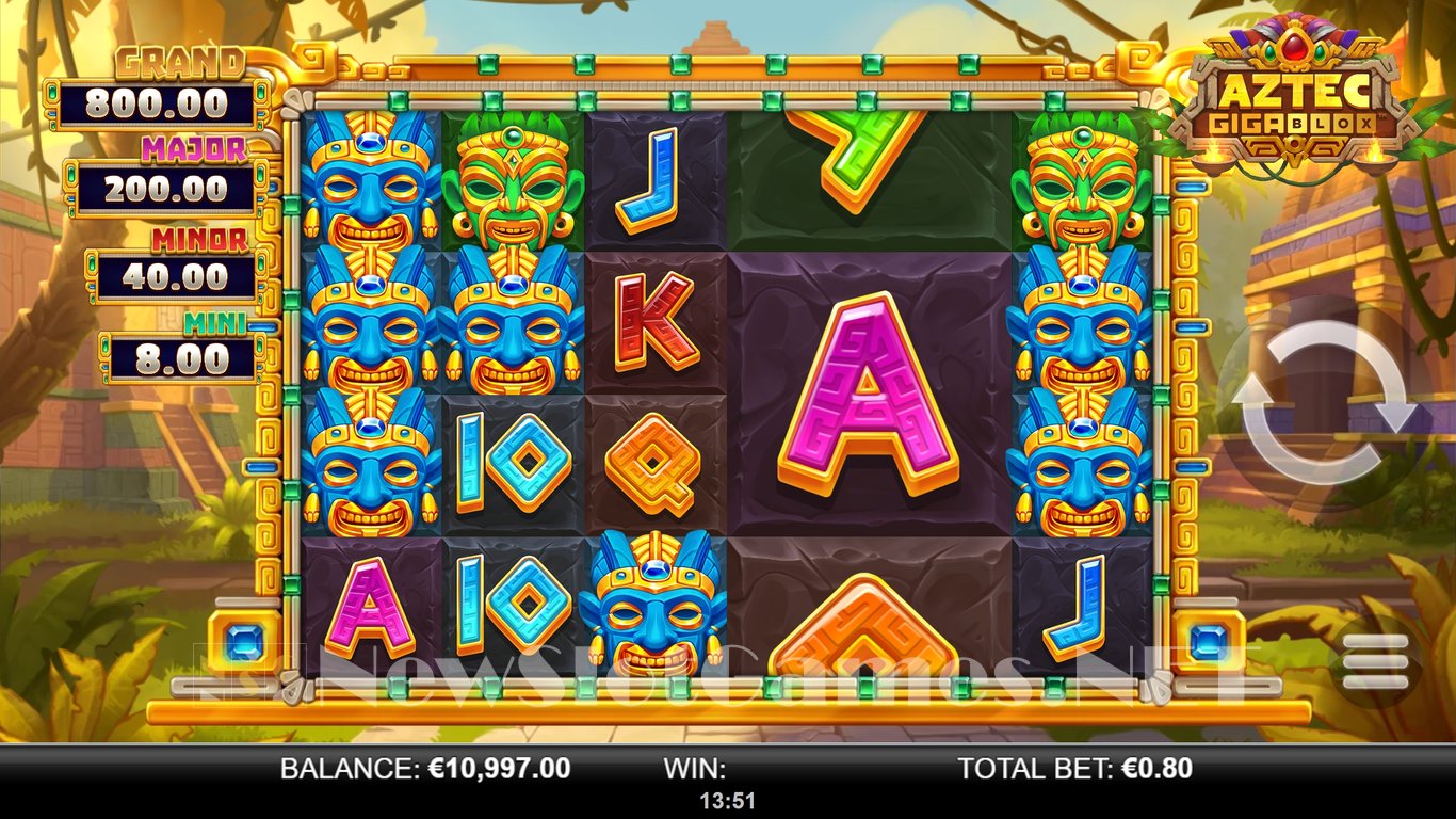 Aztec GigaBlox Slot Slot Image in Demo - pic. 2