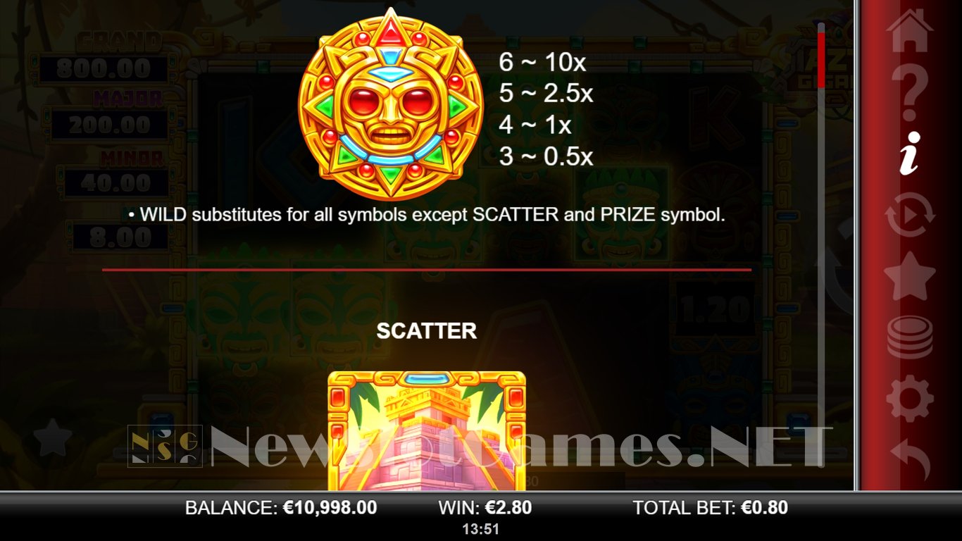 Aztec GigaBlox Slot Slot Image in Demo - pic. 7