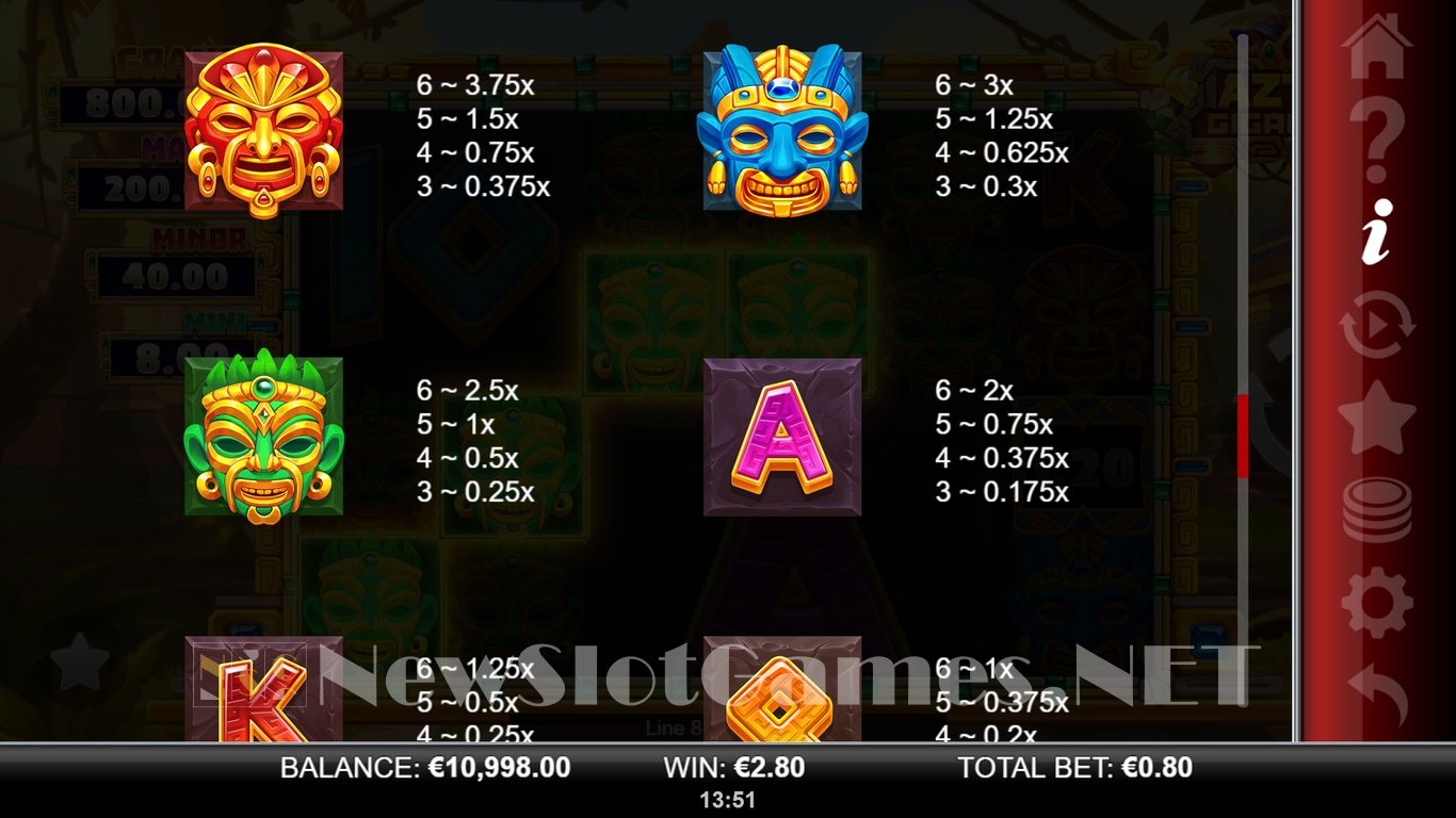 Aztec GigaBlox Slot Slot Image in Demo - pic. 8