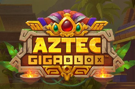 Aztec GigaBlox Slot Logo