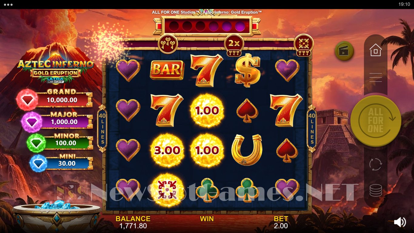 Aztec Inferno Gold Eruption Slot Slot Image in Demo - pic. 2