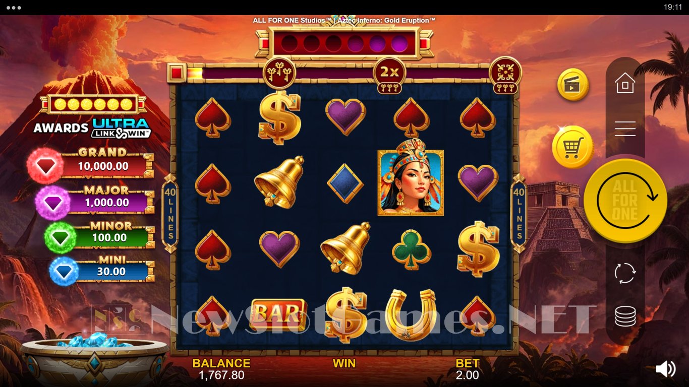 Aztec Inferno Gold Eruption Slot Slot Image in Demo - pic. 3