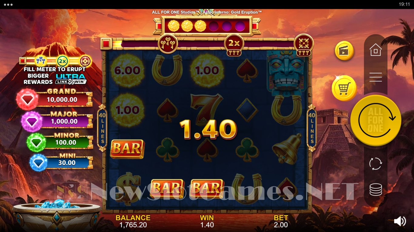 Aztec Inferno Gold Eruption Slot Slot Image in Demo - pic. 4
