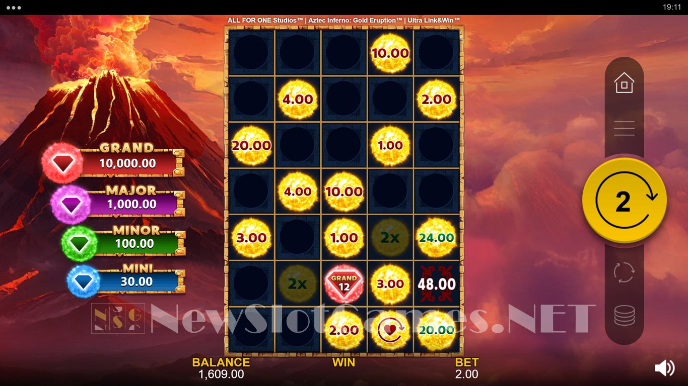 Aztec Inferno Gold Eruption Slot Slot Image in Demo - pic. 9