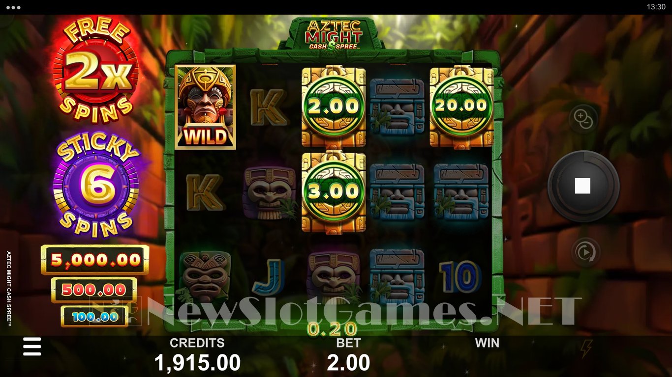 Aztec Might Cash Spree Slot Slot Image in Demo - pic. 11