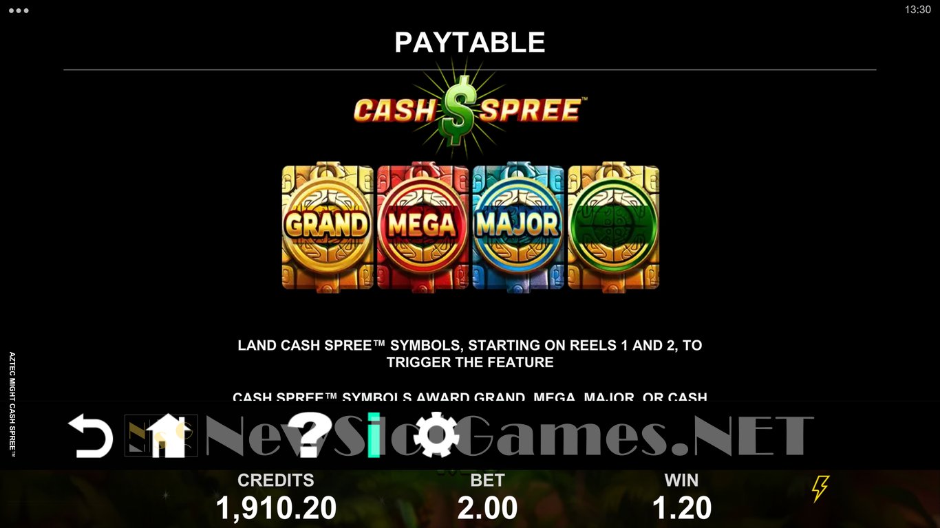 Aztec Might Cash Spree Slot Slot Image in Demo - pic. 15