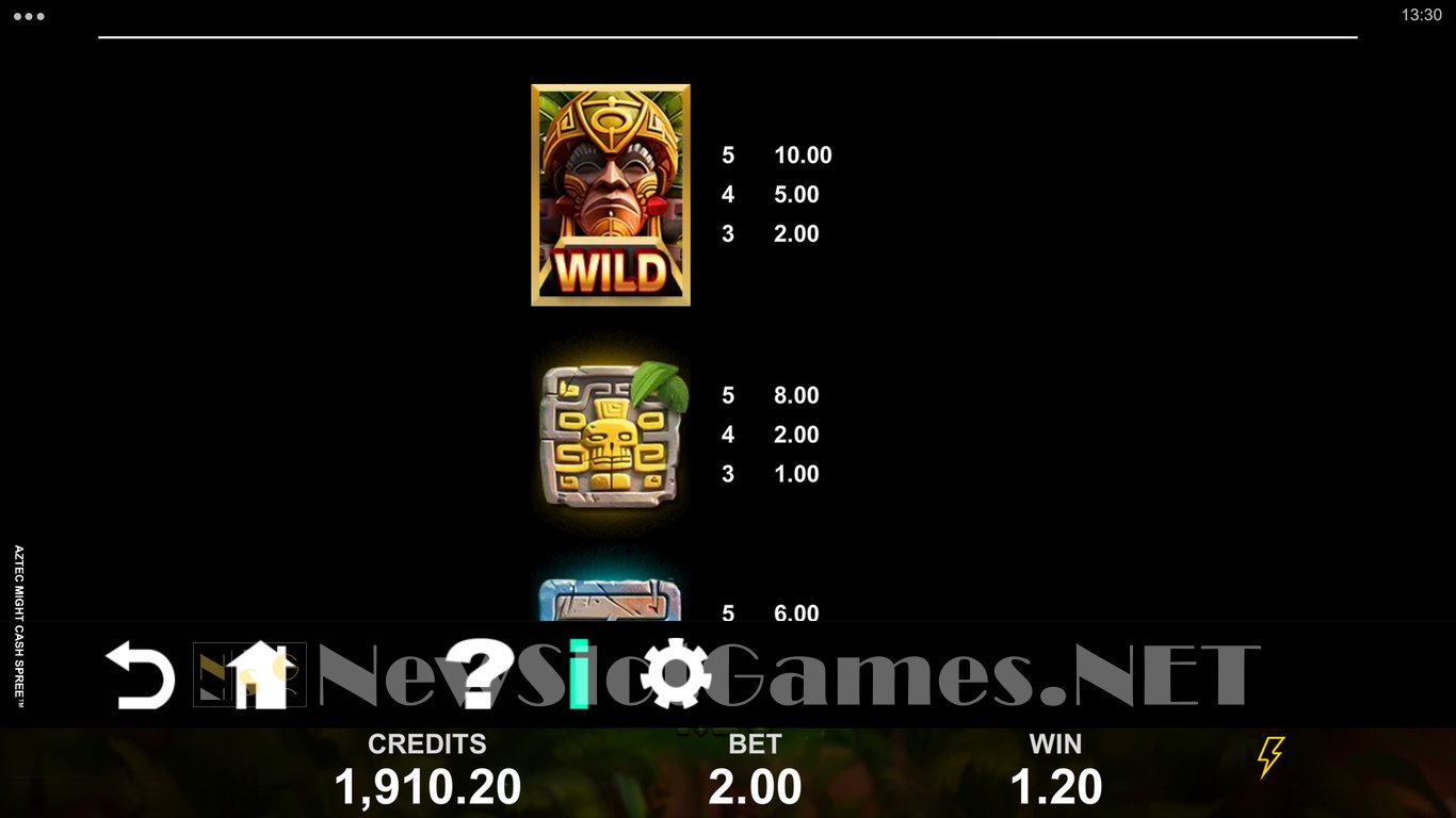 Aztec Might Cash Spree Slot Slot Image in Demo - pic. 17