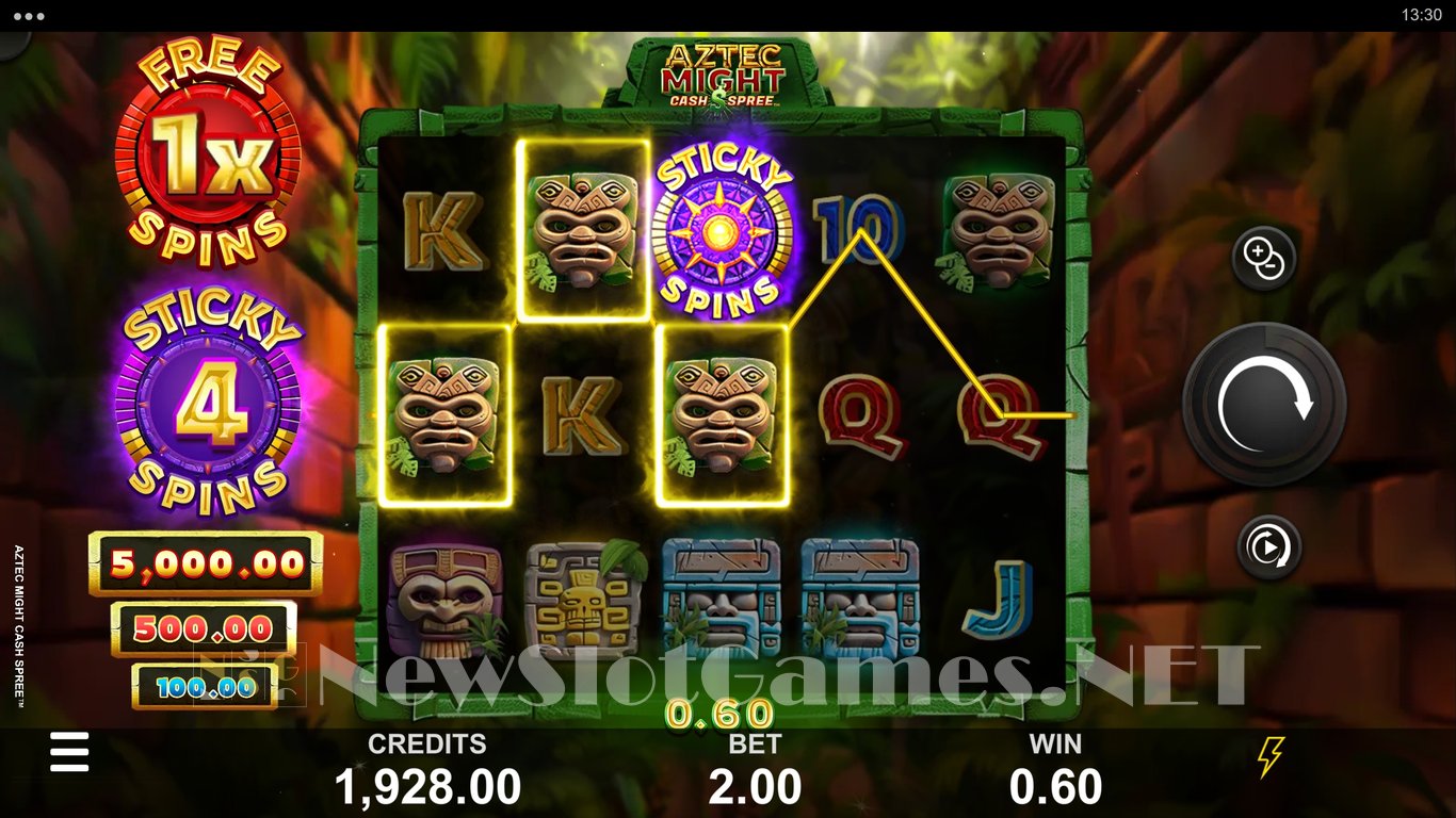 Aztec Might Cash Spree Slot Slot Image in Demo - pic. 4